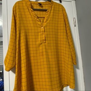 Mustard yellow blouse